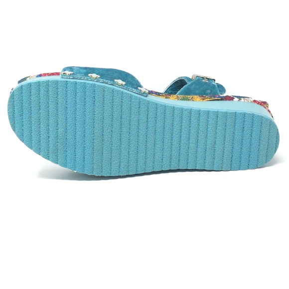 Dr. Scholl's Original Too Wooden Footbed Sandals Tiger Print Size 8M - Picture 8 of 13